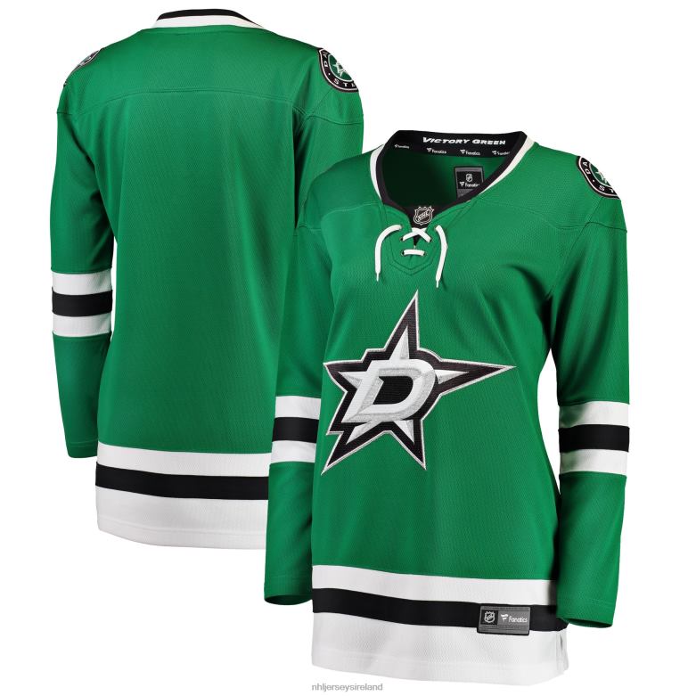 NHL Women Dallas Stars Fanatics Branded Green Breakaway Home Jersey D002V852 Clothing