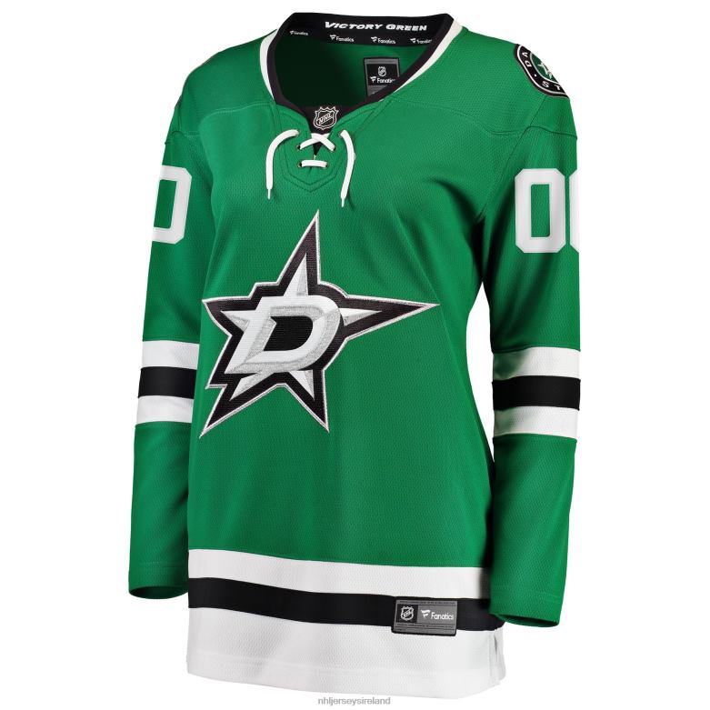 NHL Women Dallas Stars Fanatics Branded Green Home Breakaway Custom Jersey D002V1147 Clothing