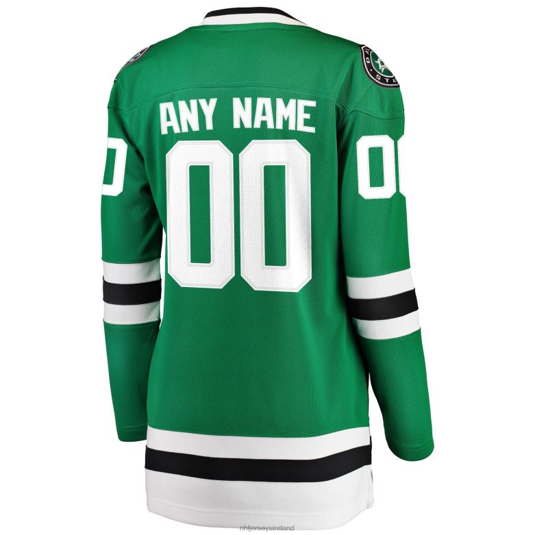NHL Women Dallas Stars Fanatics Branded Green Home Breakaway Custom Jersey D002V1147 Clothing