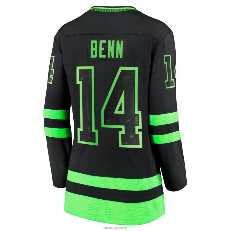 NHL Women Dallas Stars Jamie Benn Fanatics Branded Black 2020/21 Alternate Premier Breakaway Player Jersey D002V148 Clothing