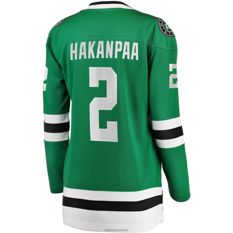 NHL Women Dallas Stars Jani Hakanpaa Fanatics Branded Kelly Green Home Breakaway Player Jersey D002V1049 Clothing