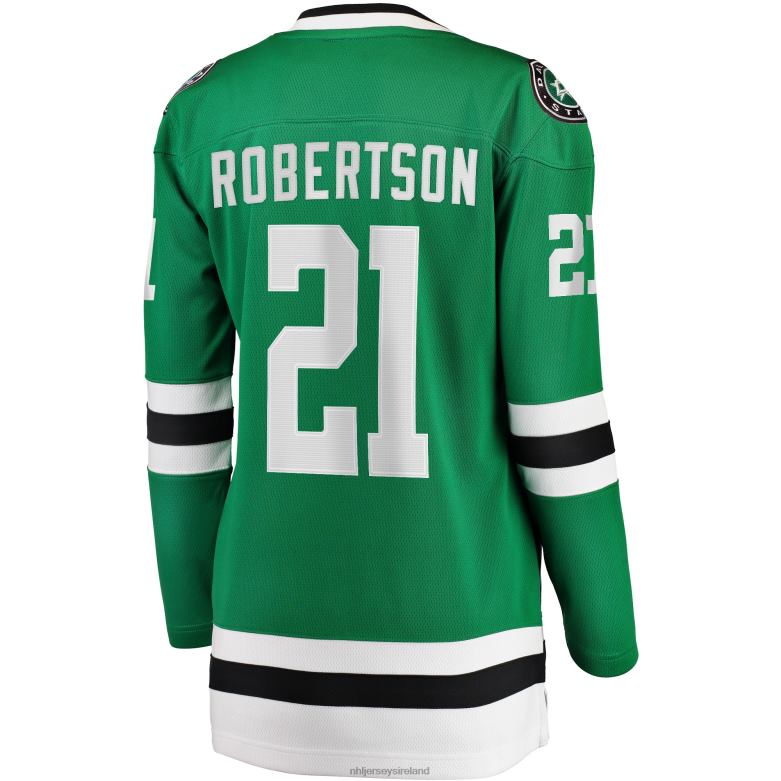 NHL Women Dallas Stars Jason Robertson Fanatics Branded Kelly Green 2017/18 Home Breakaway Jersey D002V194 Clothing