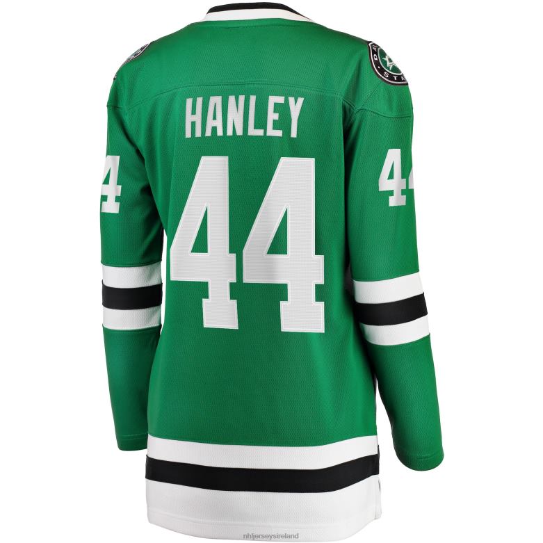 NHL Women Dallas Stars Joel Hanley Fanatics Branded Kelly Green Home Breakaway Player Jersey D002V2243 Clothing