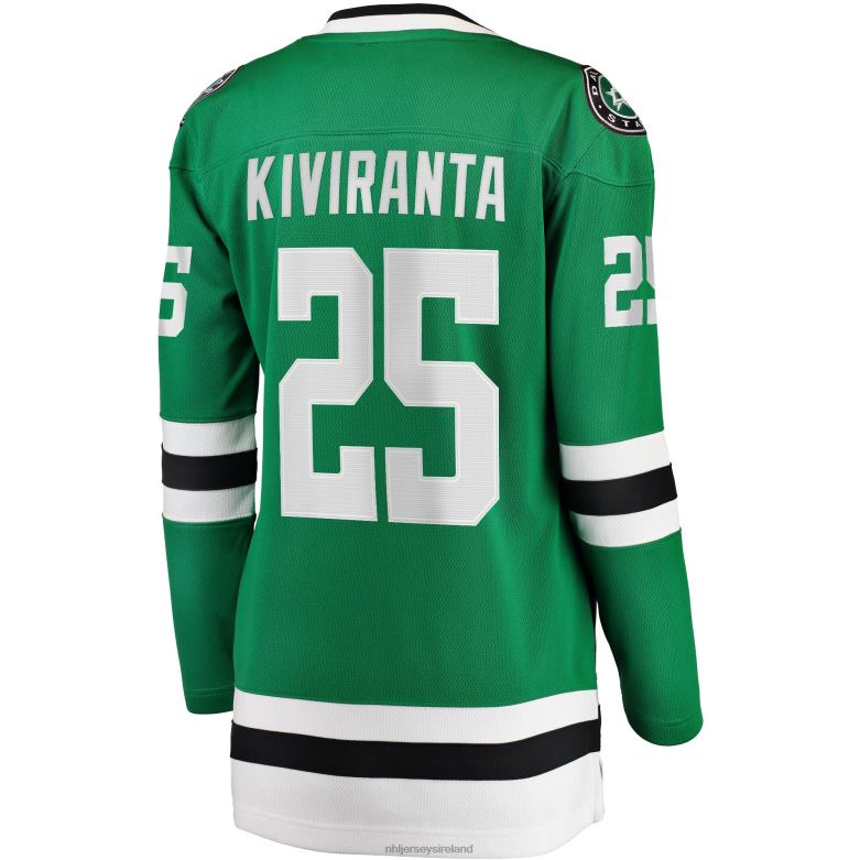 NHL Women Dallas Stars Joel Kiviranta Fanatics Branded Kelly Green Home Breakaway Jersey D002V1882 Clothing