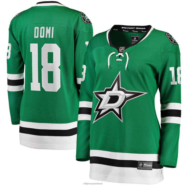 NHL Women Dallas Stars Max Domi Fanatics Branded Green Home Breakaway Jersey D002V2019 Clothing