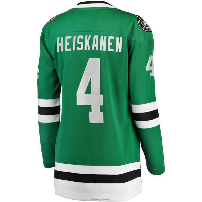 NHL Women Dallas Stars Miro Heiskanen Fanatics Branded Kelly Green Home Premier Breakaway Player Jersey D002V1819 Clothing