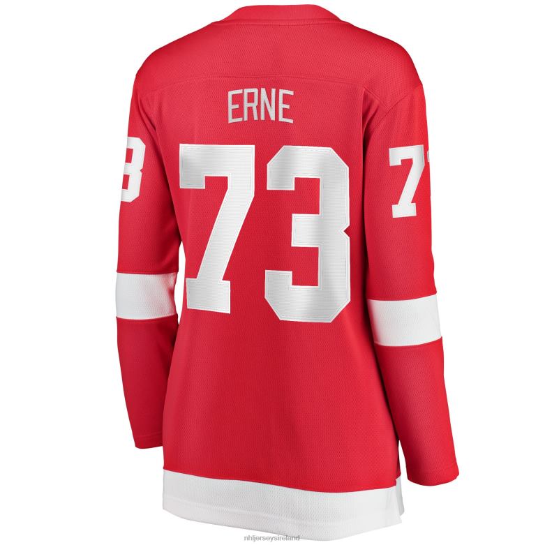 NHL Women Detroit Red Wings Adam Erne Fanatics Branded Red Home Breakaway Player Jersey D002V1895 Clothing