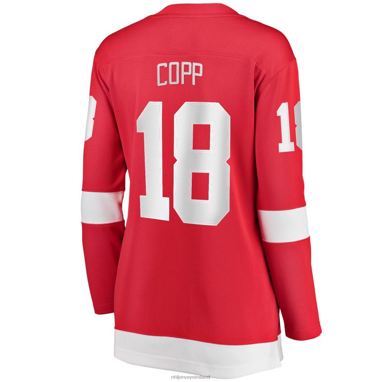 NHL Women Detroit Red Wings Andrew Copp Fanatics Branded Red Home Breakaway Player Jersey D002V1896 Clothing