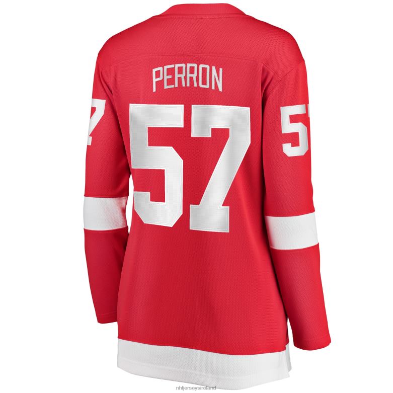 NHL Women Detroit Red Wings David Perron Fanatics Branded Red Home Breakaway Player Jersey D002V1634 Clothing
