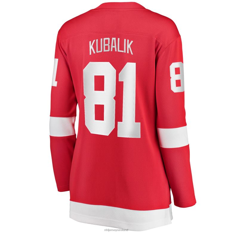 NHL Women Detroit Red Wings Dominik Kubalik Fanatics Branded Red Home Breakaway Player Jersey D002V1769 Clothing