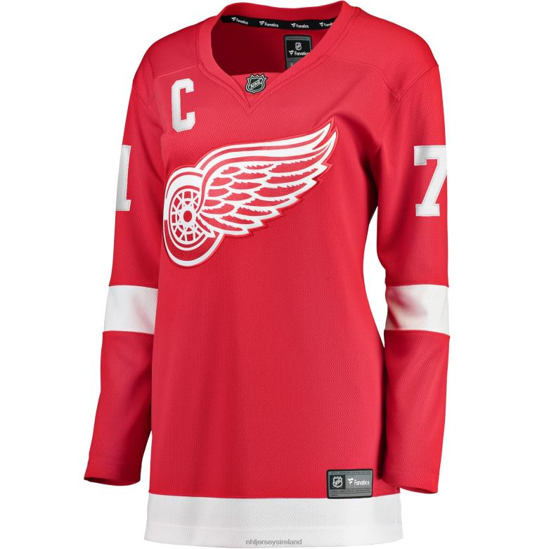 NHL Women Detroit Red Wings Dylan Larkin Fanatics Branded Red Home Breakaway Player Jersey D002V918 Clothing