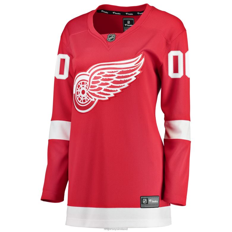 NHL Women Detroit Red Wings Fanatics Branded Red Home Breakaway Custom Jersey D002V632 Clothing