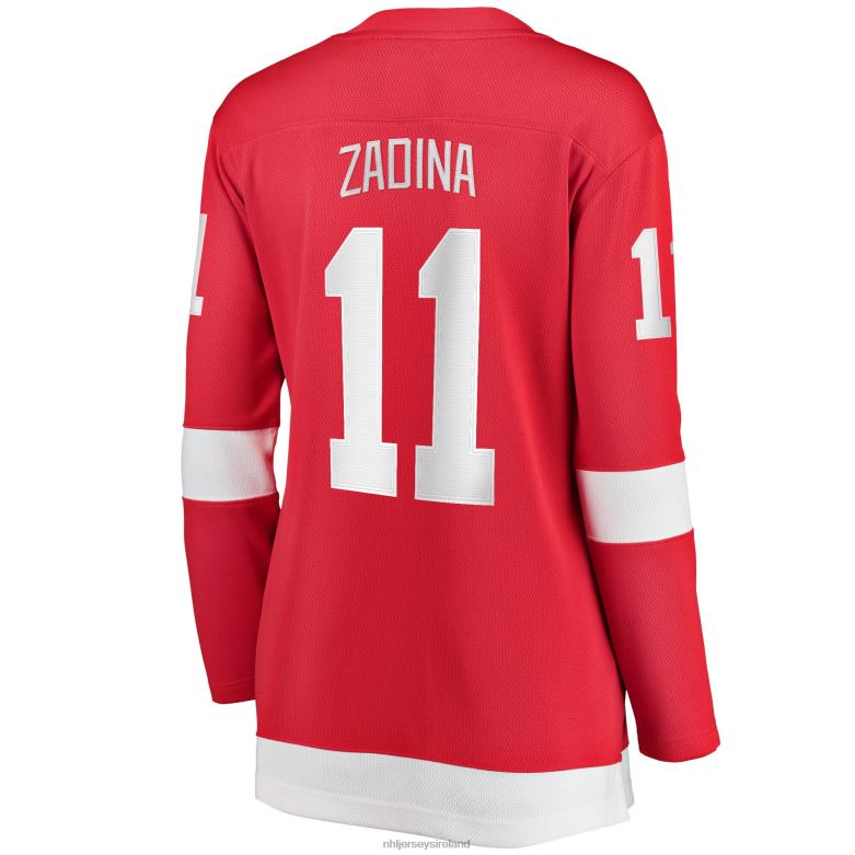 NHL Women Detroit Red Wings Filip Zadina Fanatics Branded Red Home Breakaway Player Jersey D002V1762 Clothing