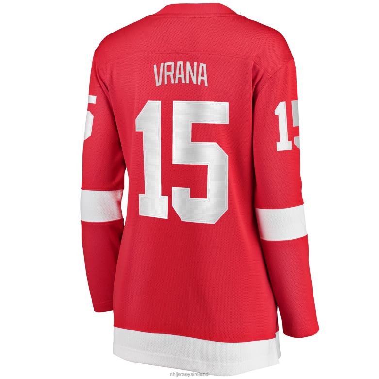NHL Women Detroit Red Wings Jakub Vrana Fanatics Branded Red 2017/18 Home Breakaway Jersey D002V2197 Clothing