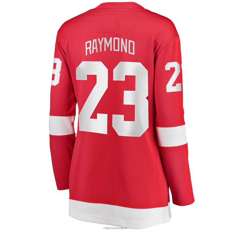 NHL Women Detroit Red Wings Lucas Raymond Fanatics Branded Red Home Breakaway Player Jersey D002V1160 Clothing