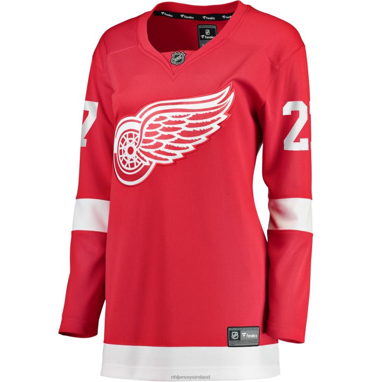 NHL Women Detroit Red Wings Michael Rasmussen Fanatics Branded Red Home Breakaway Player Jersey D002V2247 Clothing