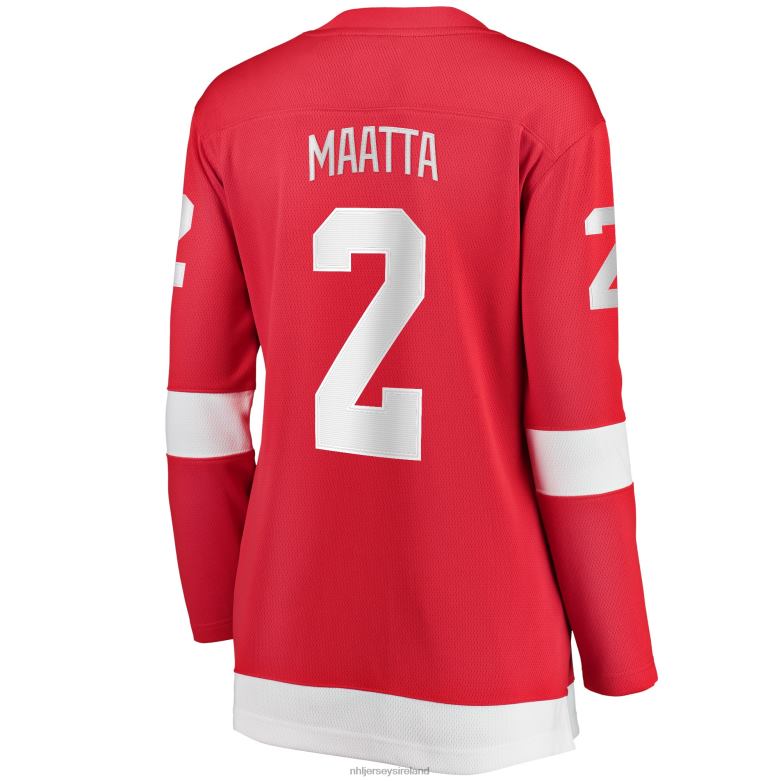 NHL Women Detroit Red Wings Olli Maatta Fanatics Branded Red Home Breakaway Player Jersey D002V2254 Clothing