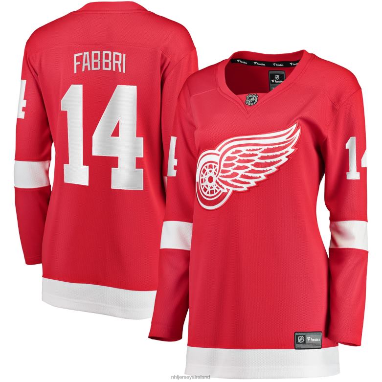 NHL Women Detroit Red Wings Robby Fabbri Fanatics Branded Red Home Breakaway Player Jersey D002V2418 Clothing