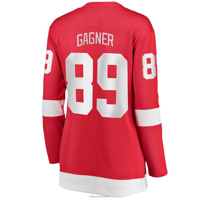 NHL Women Detroit Red Wings Sam Gagner Fanatics Branded Red Home Breakaway Player Jersey D002V2374 Clothing