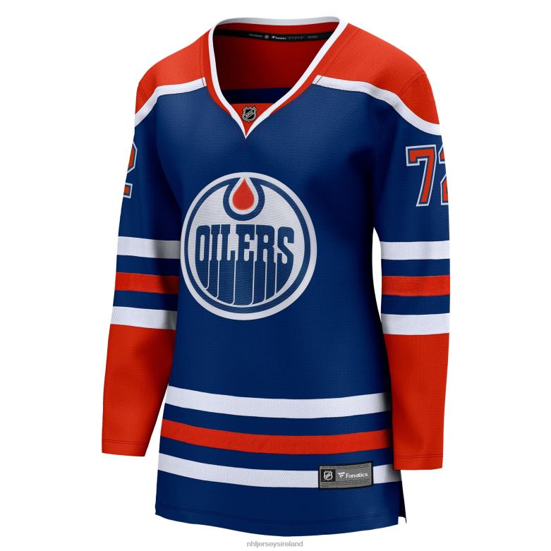 NHL Women Edmonton Oilers Nick Bjugstad Fanatics Branded Royal Home Breakaway Jersey D002V1342 Clothing