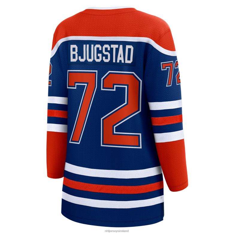 NHL Women Edmonton Oilers Nick Bjugstad Fanatics Branded Royal Home Breakaway Jersey D002V1342 Clothing