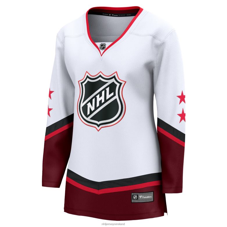 NHL Women Fanatics Branded White 2022 All-Star Game Eastern Conference Breakaway Jersey D002V2446 Clothing