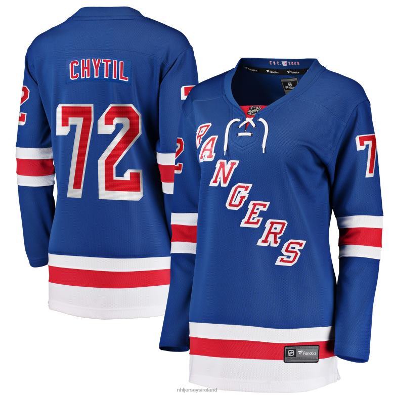 NHL Women Filip Chytil New York Rangers Fanatics Branded Home Breakaway Player Jersey - Blue D002V1603 Clothing