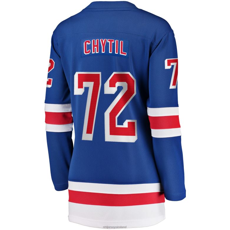 NHL Women Filip Chytil New York Rangers Fanatics Branded Home Breakaway Player Jersey - Blue D002V1603 Clothing