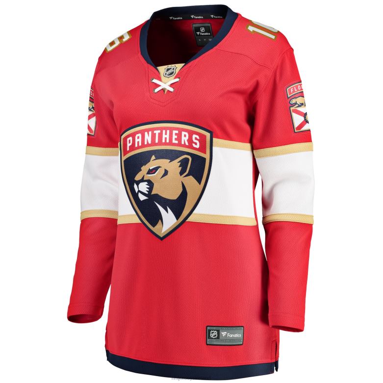 NHL Women Florida Panthers Aleksander Barkov Fanatics Branded Red Home Breakaway Player Jersey D002V1244 Clothing