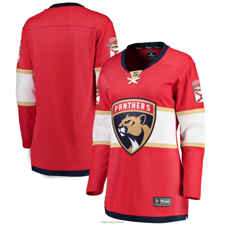 NHL Women Florida Panthers Fanatics Branded Red Breakaway Home Jersey D002V634 Clothing