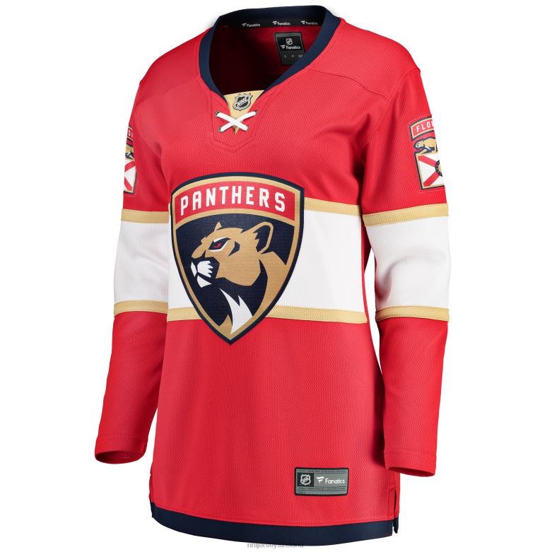 NHL Women Florida Panthers Fanatics Branded Red Breakaway Home Jersey D002V634 Clothing