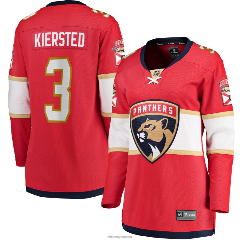 NHL Women Florida Panthers Matt Kiersted Fanatics Branded Red Home Team Breakaway Player Jersey D002V2157 Clothing