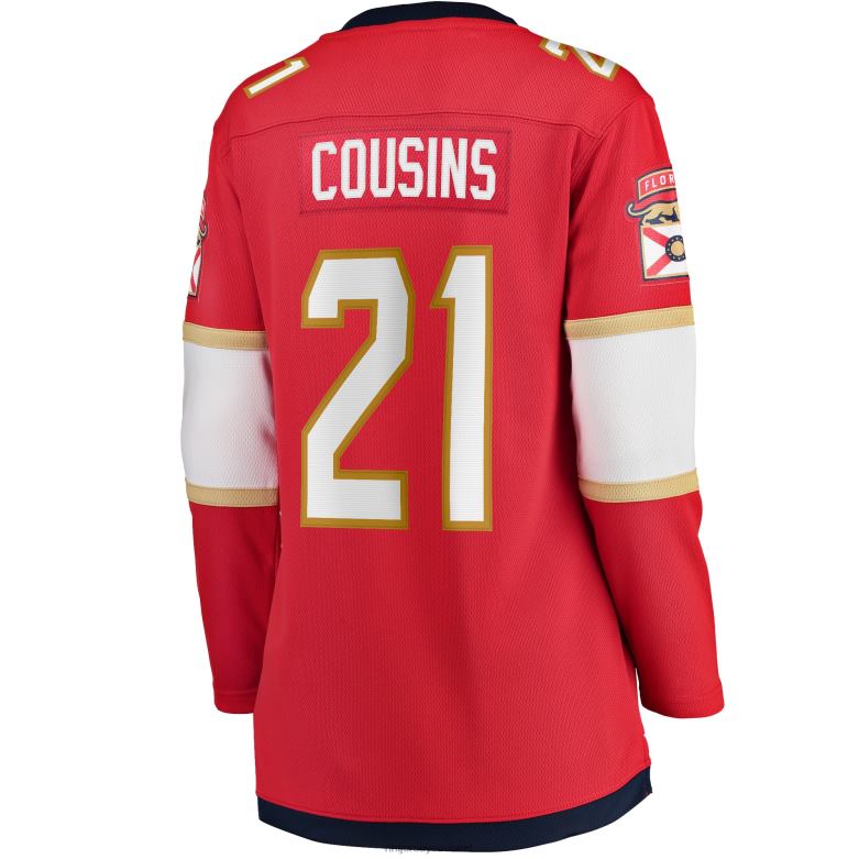 NHL Women Florida Panthers Nick Cousins Fanatics Branded Red Home Breakaway Player Jersey D002V1907 Clothing
