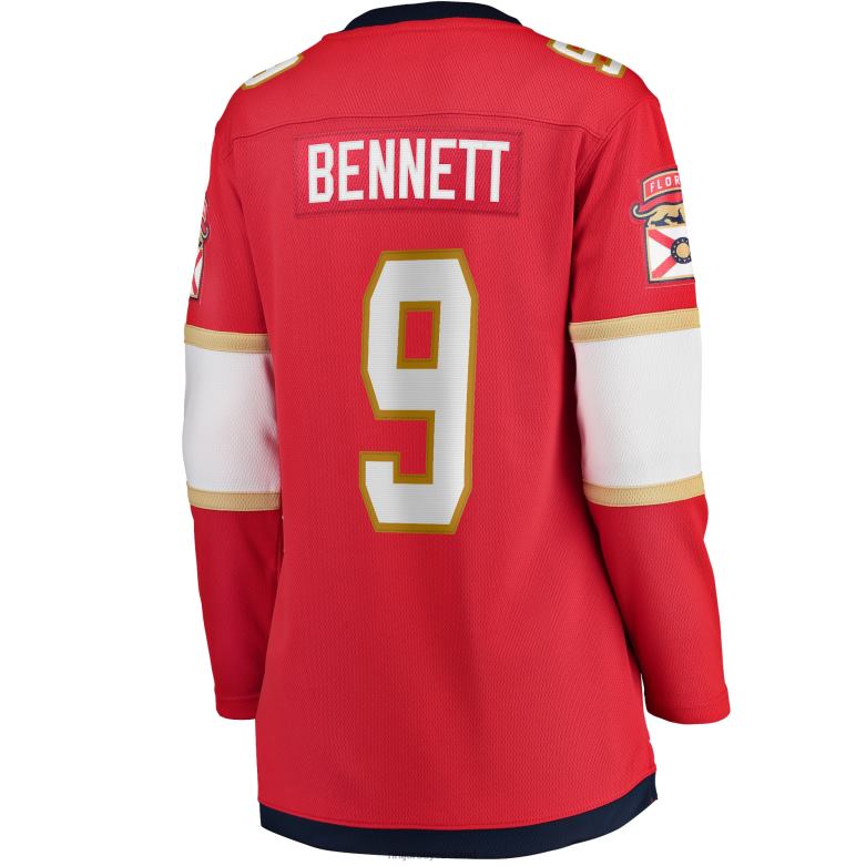 NHL Women Florida Panthers Sam Bennett Fanatics Branded Red 2017/18 Home Breakaway Replica Jersey D002V1976 Clothing