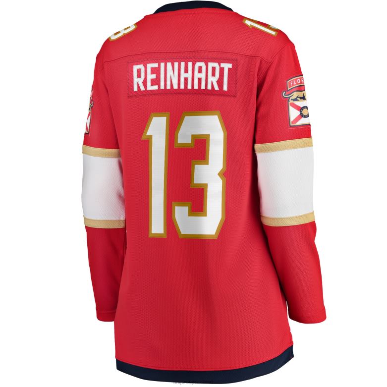 NHL Women Florida Panthers Sam Reinhart Fanatics Branded Red Breakaway Player Jersey D002V1477 Clothing