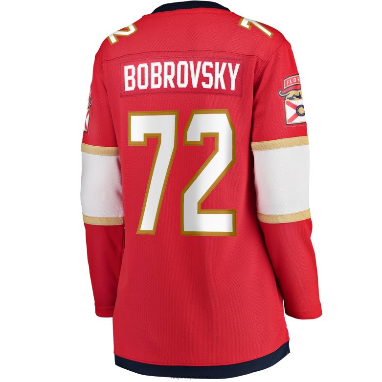 NHL Women Florida Panthers Sergei Bobrovsky Fanatics Branded Red Home Breakaway Jersey D002V1327 Clothing