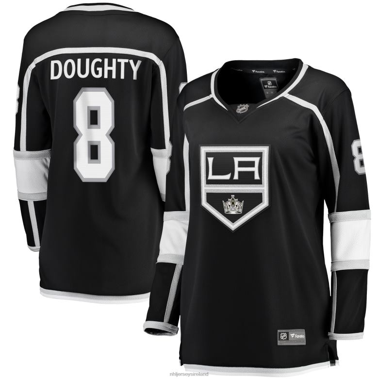 NHL Women Los Angeles Kings Drew Doughty Fanatics Branded Black Home 2020/21 Premier Breakaway Player Jersey D002V1245 Clothing