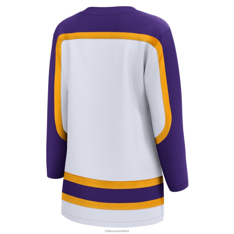 NHL Women Los Angeles Kings Fanatics Branded White Special Edition 20 Breakaway Blank Jersey D002V1150 Clothing