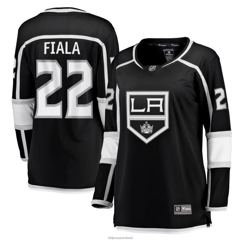 NHL Women Los Angeles Kings Kevin Fiala Fanatics Branded Black Home Breakaway Player Jersey D002V464 Clothing