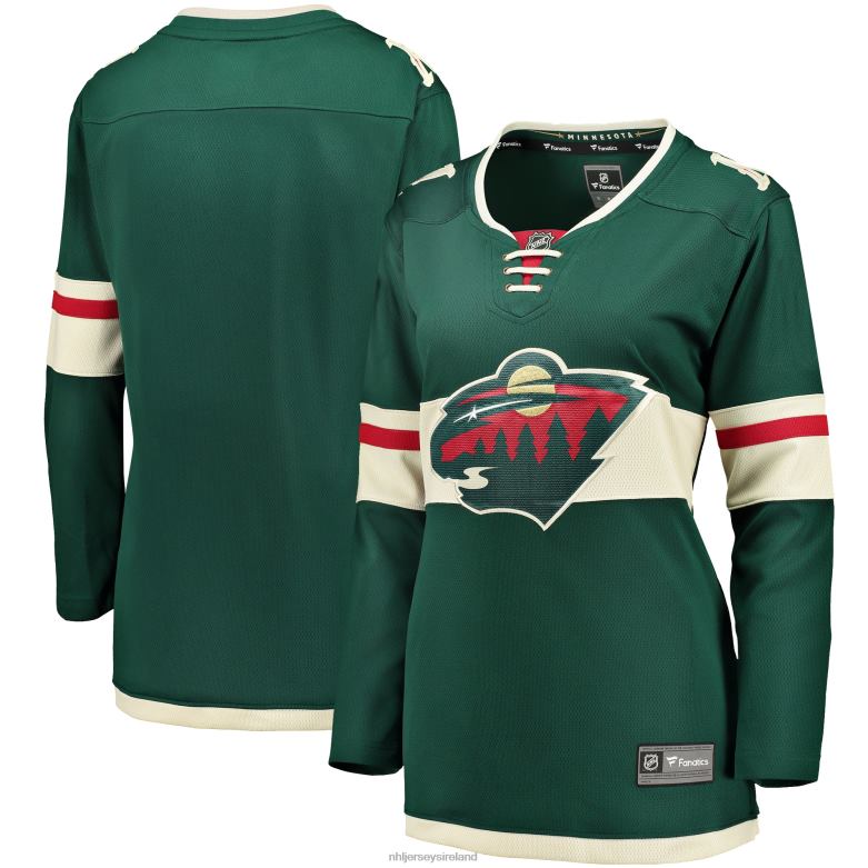 NHL Women Minnesota Wild Fanatics Branded Green Breakaway Home Jersey D002V410 Clothing