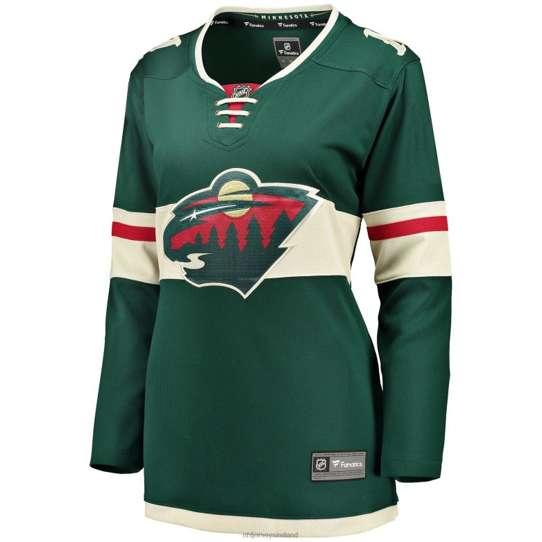 NHL Women Minnesota Wild Fanatics Branded Green Breakaway Home Jersey D002V410 Clothing