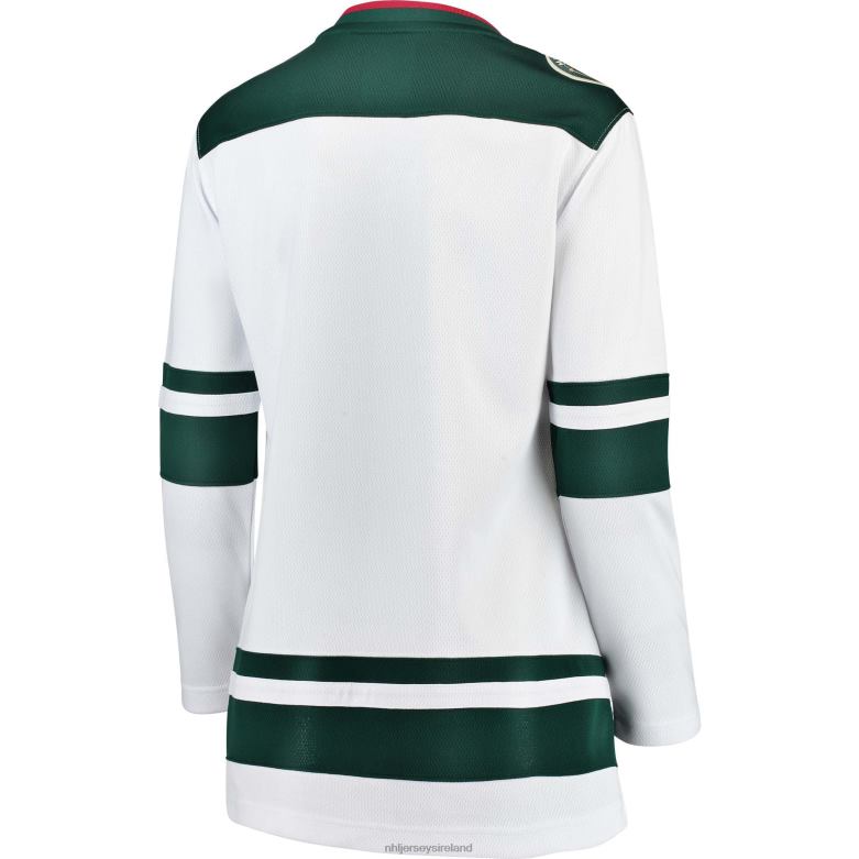 NHL Women Minnesota Wild Fanatics Branded White Away Breakaway Jersey D002V1188 Clothing
