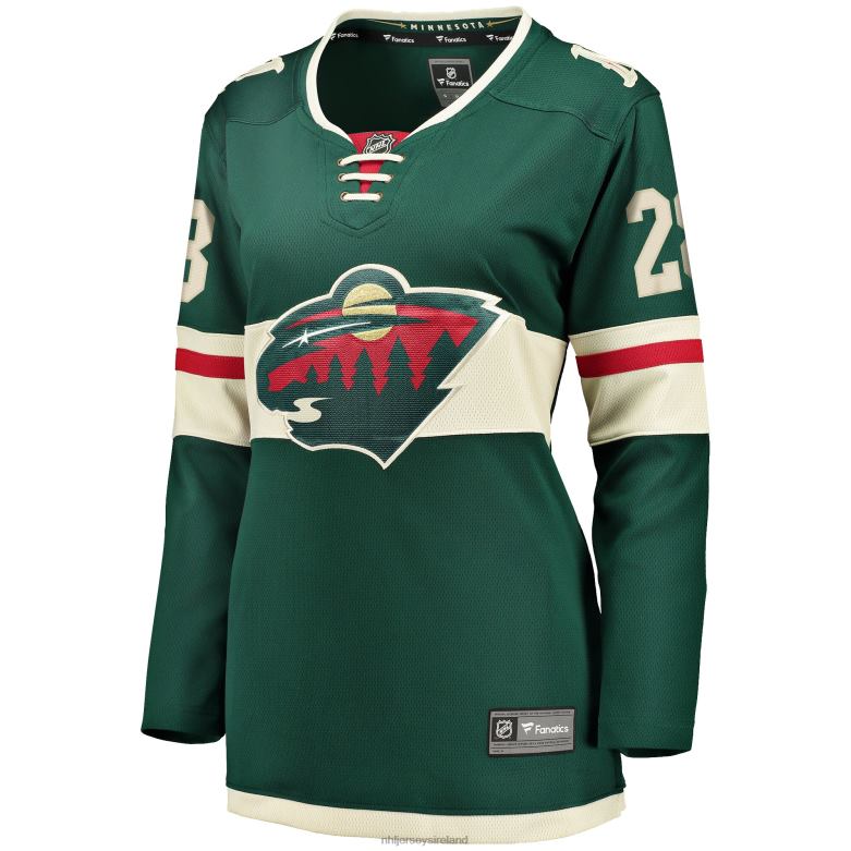 NHL Women Minnesota Wild Gustav Nyquist Fanatics Branded Green Home Breakaway Jersey D002V2314 Clothing
