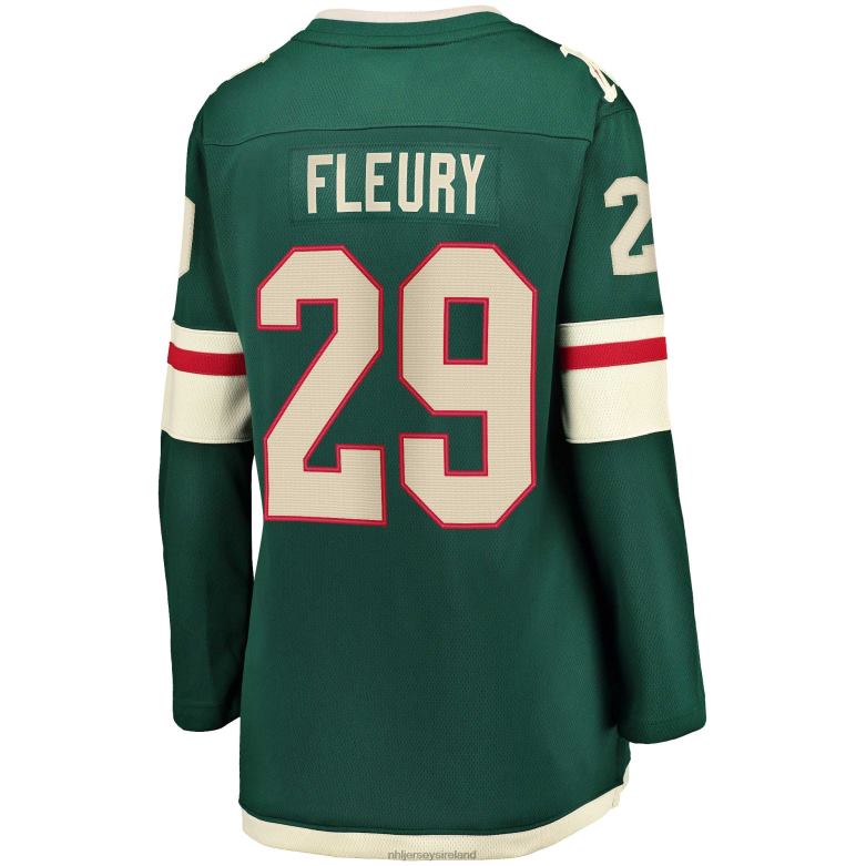NHL Women Minnesota Wild Marc-Andre Fleury Fanatics Branded Green Home Premier Breakaway Player Jersey D002V536 Clothing
