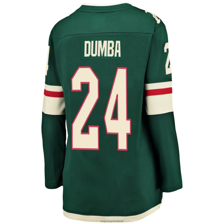 NHL Women Minnesota Wild Matt Dumba Fanatics Branded Green Breakaway Player Jersey D002V1542 Clothing