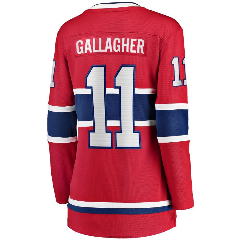 NHL Women Montreal Canadiens Brendan Gallagher Fanatics Branded Red Home Breakaway Player Jersey D002V2416 Clothing