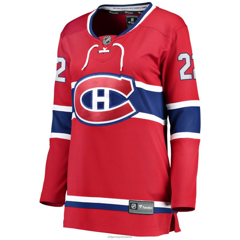 NHL Women Montreal Canadiens Cole Caufield Fanatics Branded Red 2017/18 Home Breakaway Replica Jersey D002V1102 Clothing