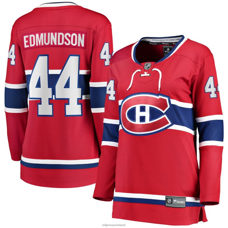 NHL Women Montreal Canadiens Joel Edmundson Fanatics Branded Red Breakaway Player Jersey D002V2167 Clothing