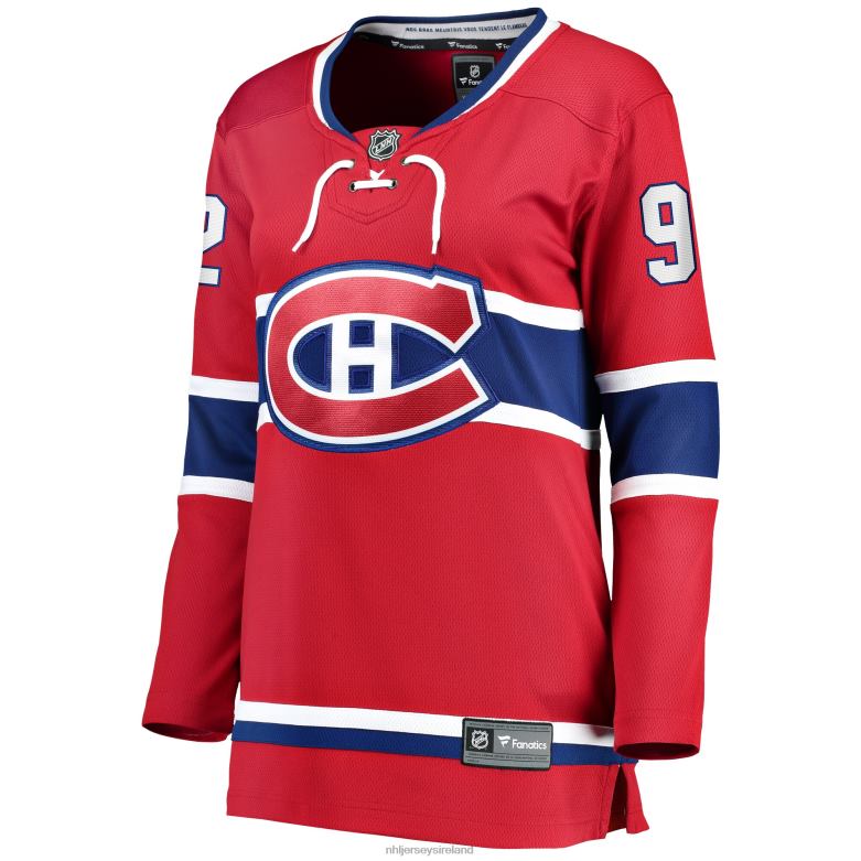 NHL Women Montreal Canadiens Jonathan Drouin Fanatics Branded Red Home Breakaway Player Jersey D002V2248 Clothing