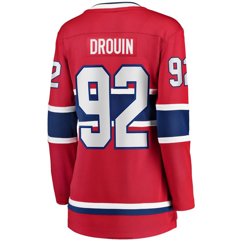 NHL Women Montreal Canadiens Jonathan Drouin Fanatics Branded Red Home Breakaway Player Jersey D002V2248 Clothing